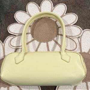 AQUA -East west medium shoulder bag in yellow